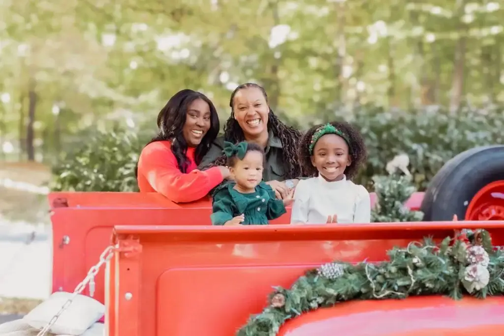 Mia Cooley Adams (left) and family | Provided