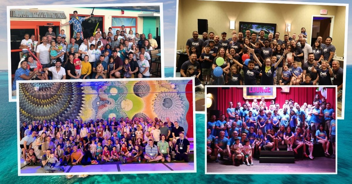 previous vacation group photos