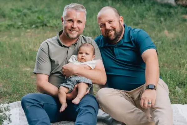 Open adoption can be complex, chaotic, & beautiful all at the same time. Just ask these two dads.